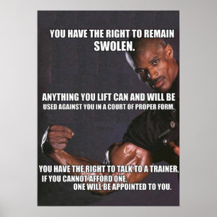 Workout Motivierend Poster
