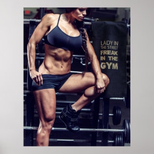 Workout motivierend poster