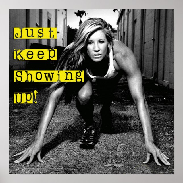 Workout Motivierend Poster (Vorne)