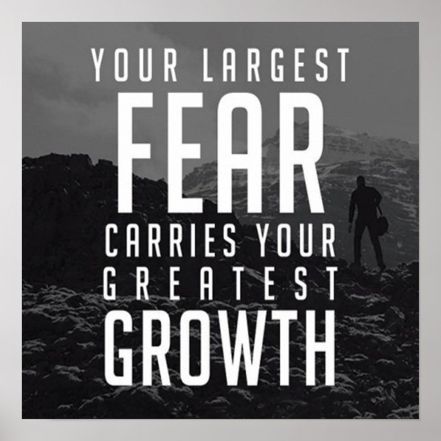 Workout Motivierend Poster (Vorne)