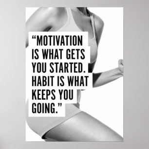 Workout Motivierend Poster