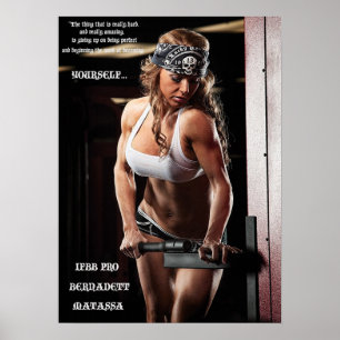 Workout motivierend poster