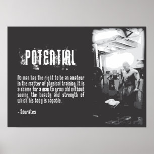 Workout Motivierend Poster