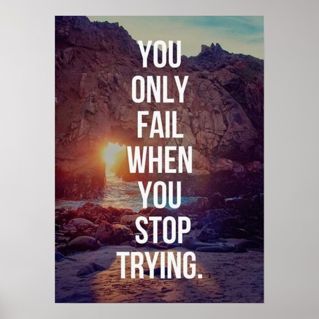 Workout Motivierend Poster (Vorne)