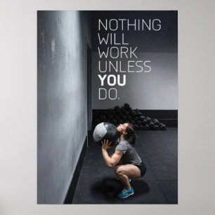 Workout Motivierend Poster