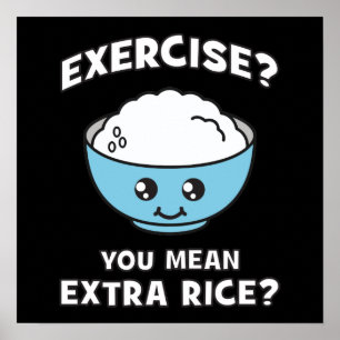 Workout-Motivierend Poster
