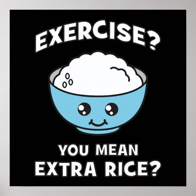 Workout Motivierend Poster (Vorne)