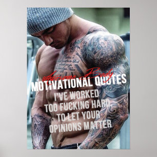 Workout Motivierend Poster