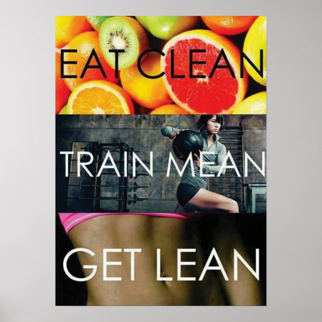 Workout Motivierend Poster (Vorne)