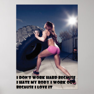 Workout Motivierend Poster