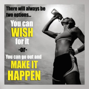 Workout Motivierend Poster