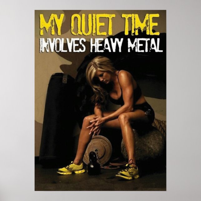Workout Motivierend Poster (Vorne)