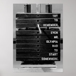 Workout Motivierend Poster