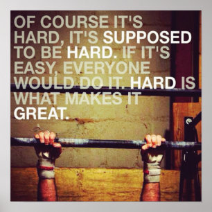 Workout Motivierend Poster