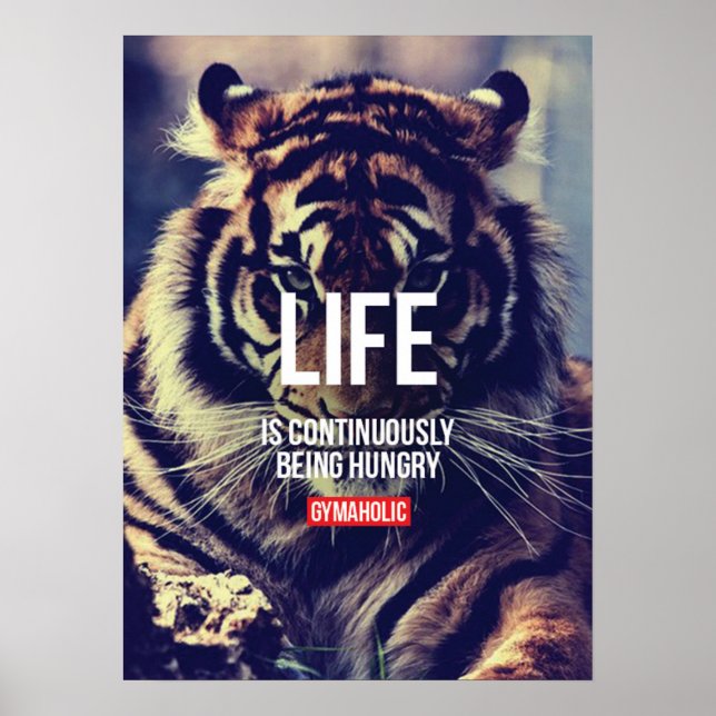 Workout Motivierend Poster (Vorne)