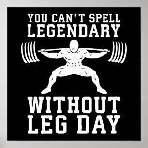 Workout motivierend poster