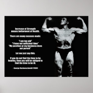 Workout Motivierend Poster
