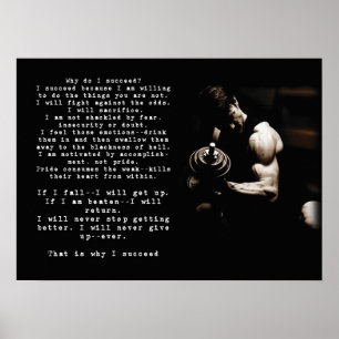 Workout Motivierend Poster