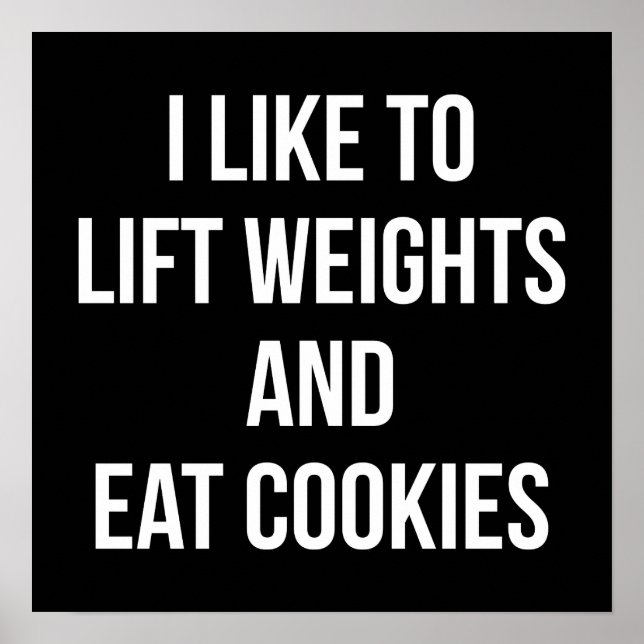 Workout Motivierend Poster (Vorne)