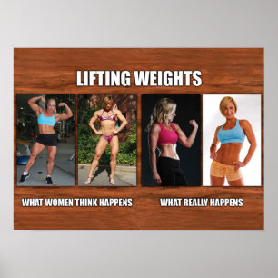 Workout motivierend poster