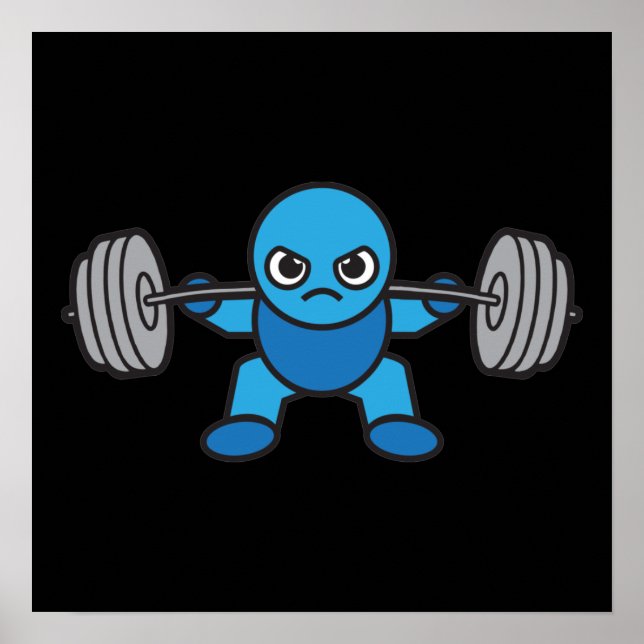 Workout Motivierend Poster (Vorne)