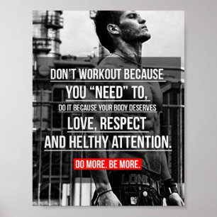 Workout Motivierend Poster
