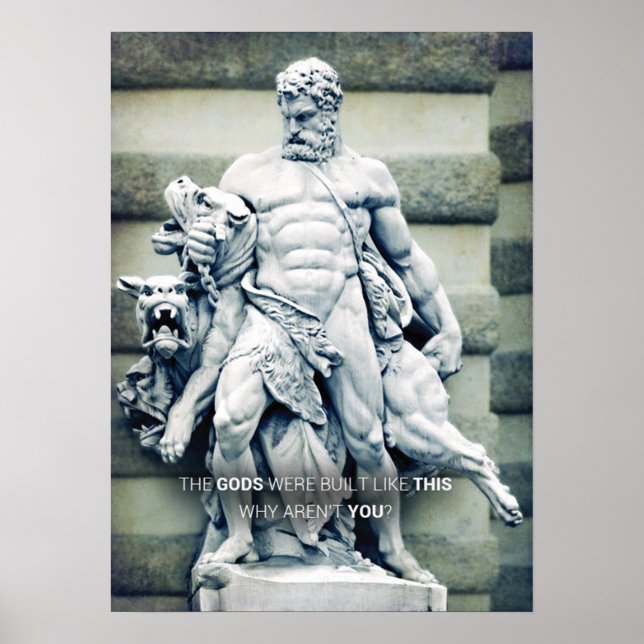 Workout Motivierend Poster (Vorne)