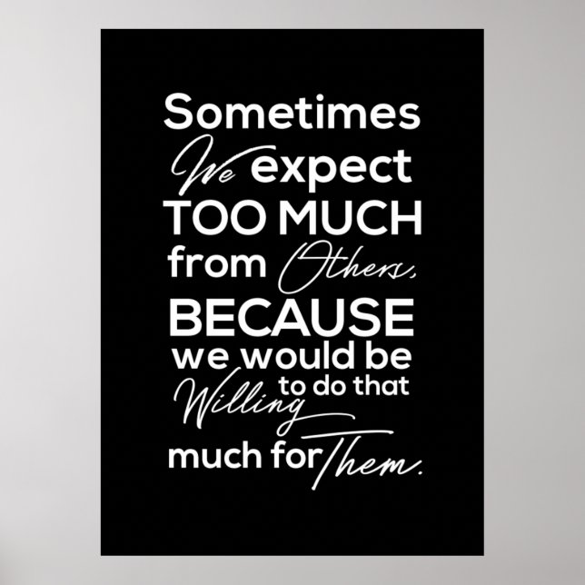 Workout Motivierend Poster (Vorne)