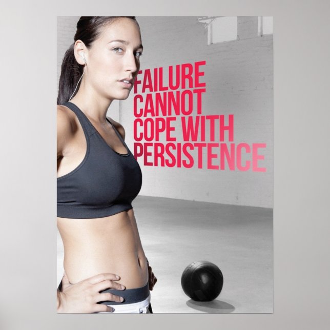 Workout Motivierend Poster (Vorne)