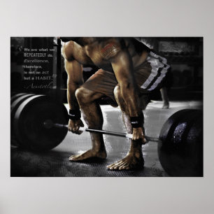 Workout Motivierend Poster