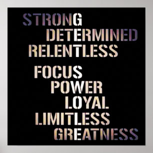 Workout Motivierend Poster