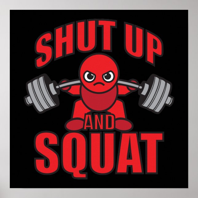 Workout Motivierend Poster (Vorne)