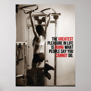 Workout Motivierend Poster