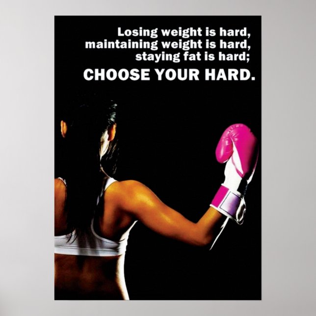 Workout Motivierend Poster (Vorne)