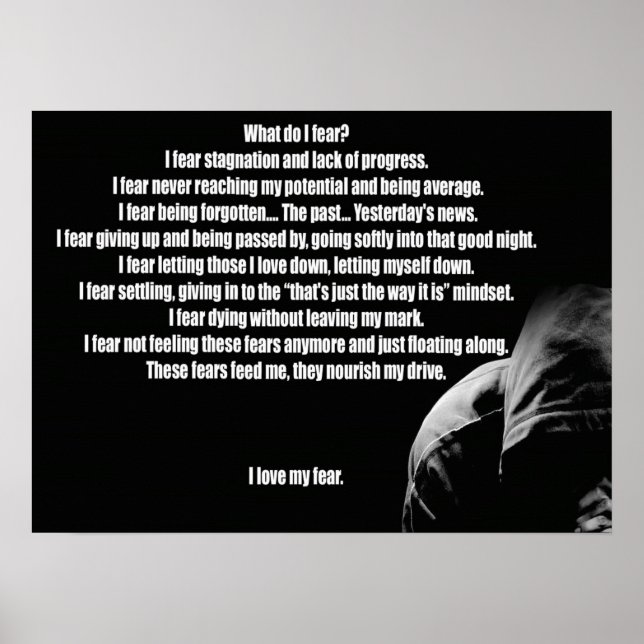 Workout Motivierend Poster (Vorne)