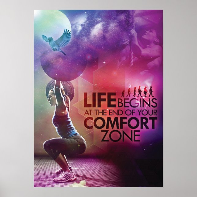 Workout Motivierend Poster (Vorne)