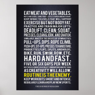 Workout Motivierend Poster
