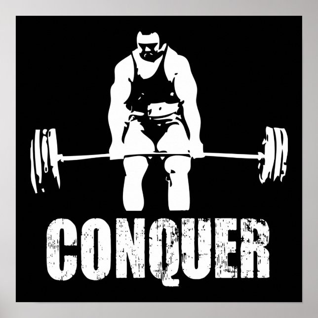 Workout Motivierend Poster (Vorne)