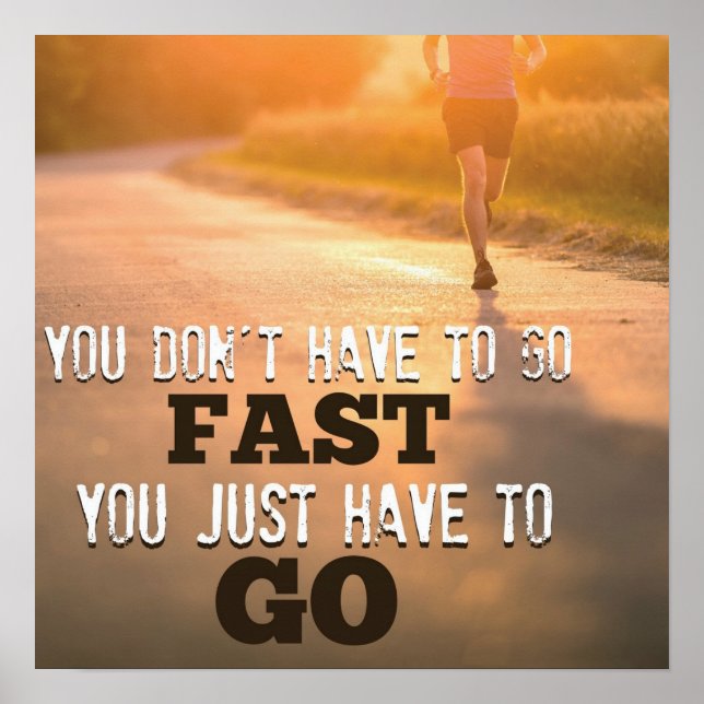 Workout Motivierend Poster (Vorne)