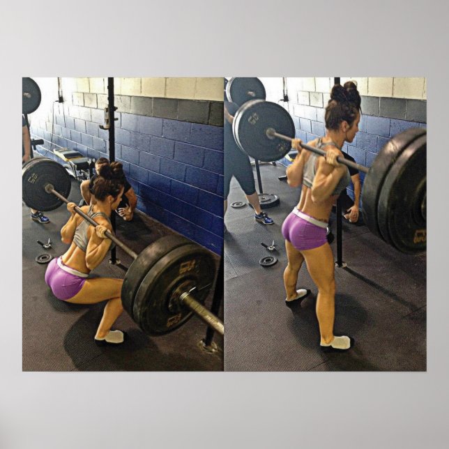 Workout Motivierend Poster (Vorne)