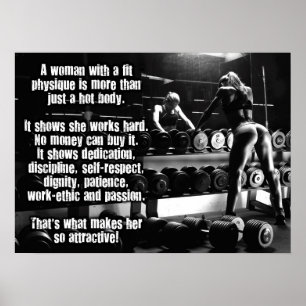 Workout Motivierend Poster