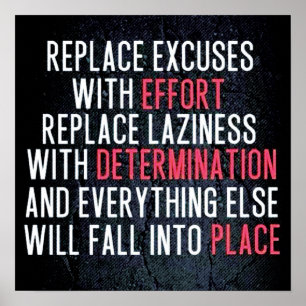 Workout Motivierend Poster