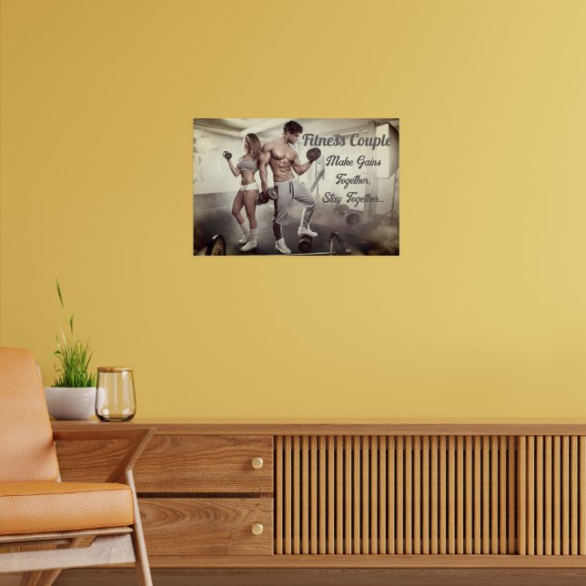 Workout Motivierend Poster (Wohnzimmer 2)