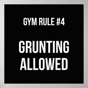 Workout Motivierend Poster