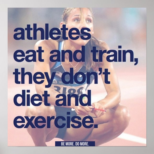 Workout Motivierend Poster (Vorne)