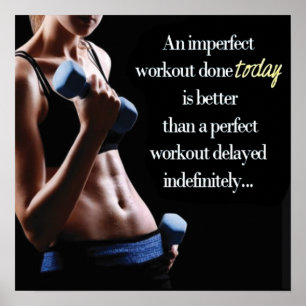 Workout Motivierend Poster