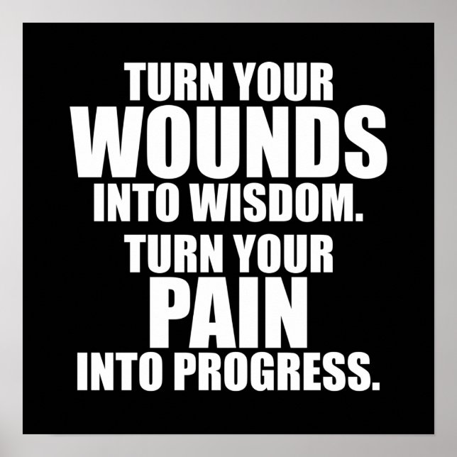 Workout Motivierend Poster (Vorne)