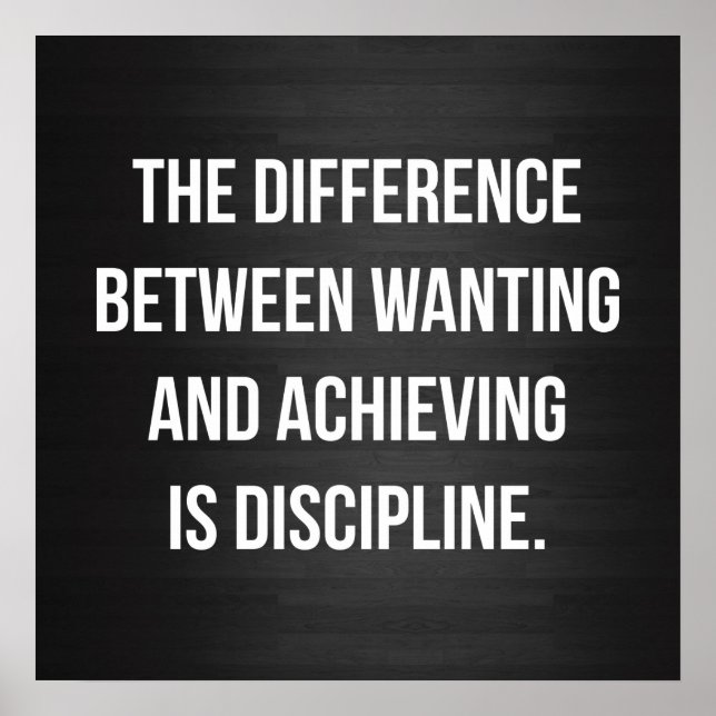 Workout Motivierend Poster (Vorne)