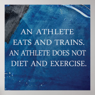 Workout motivierend poster
