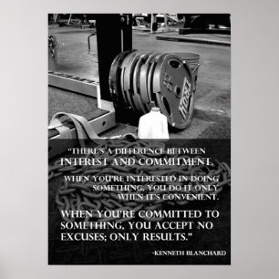 Workout Motivierend Poster